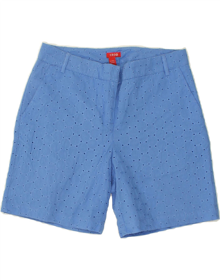 IZOD Womens Chino Shorts US 4 Small W30 Blue Cotton Vintage Izod and Second-Hand Izod from Messina Hembry 