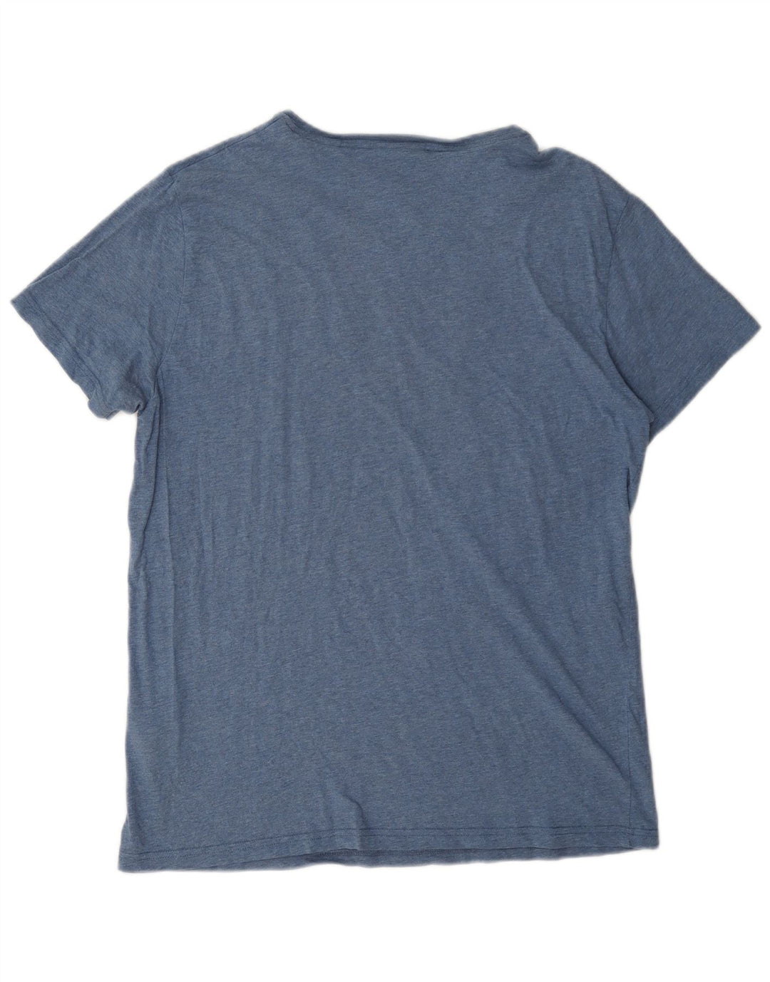 Gant Mens Graphic T-Shirt Top Large Blue Cotton