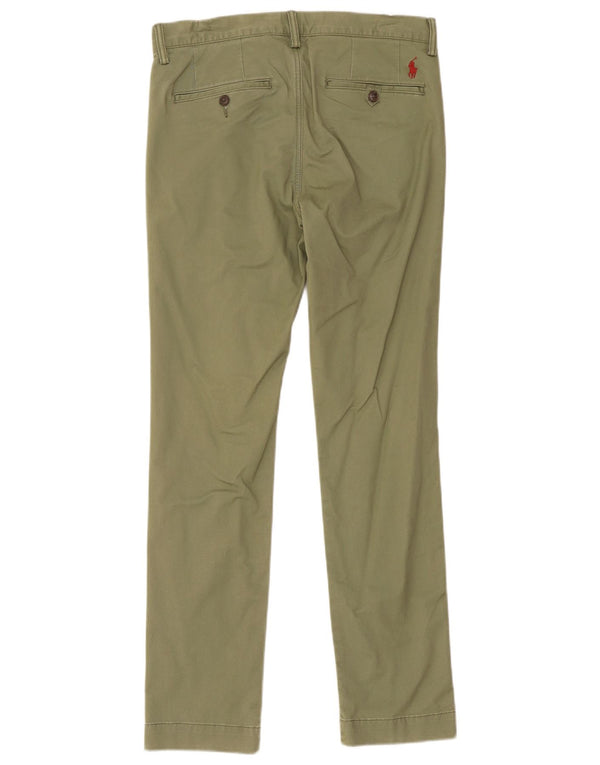 Мужские брюки-чиносы Polo Ralph Lauren Slim Fit W30 L32, зеленый хлопок