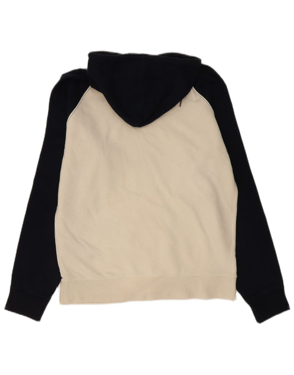 Champion Mens Hoodie Jumper Medium White Colourblock Cotton
