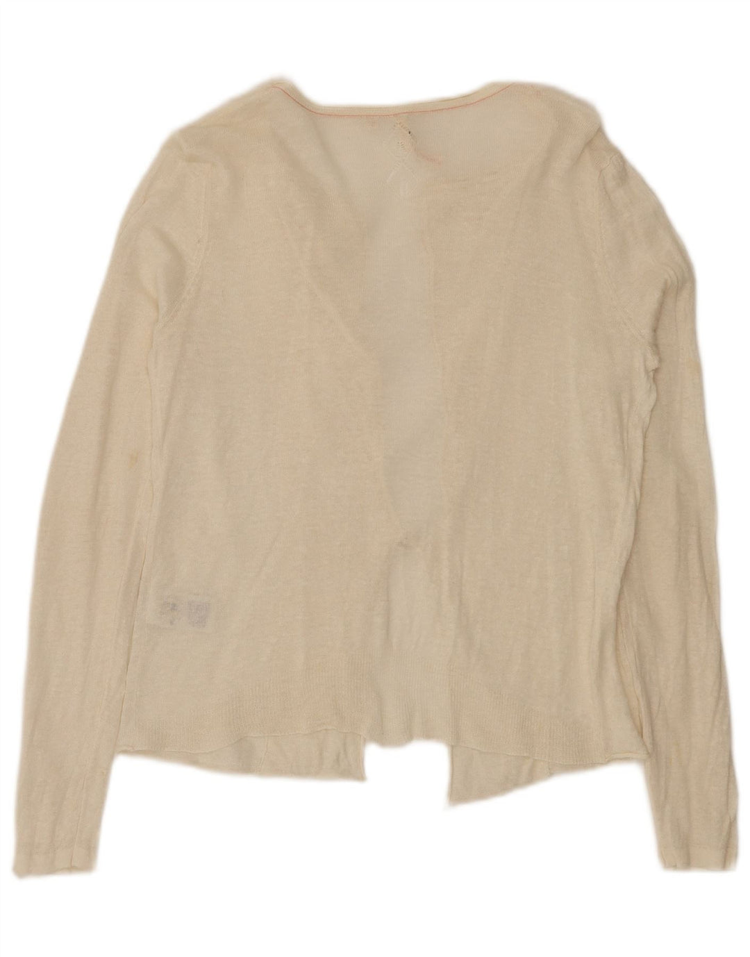 Maglione cardigan da donna White Stuff UK 12 Medium Off Lino