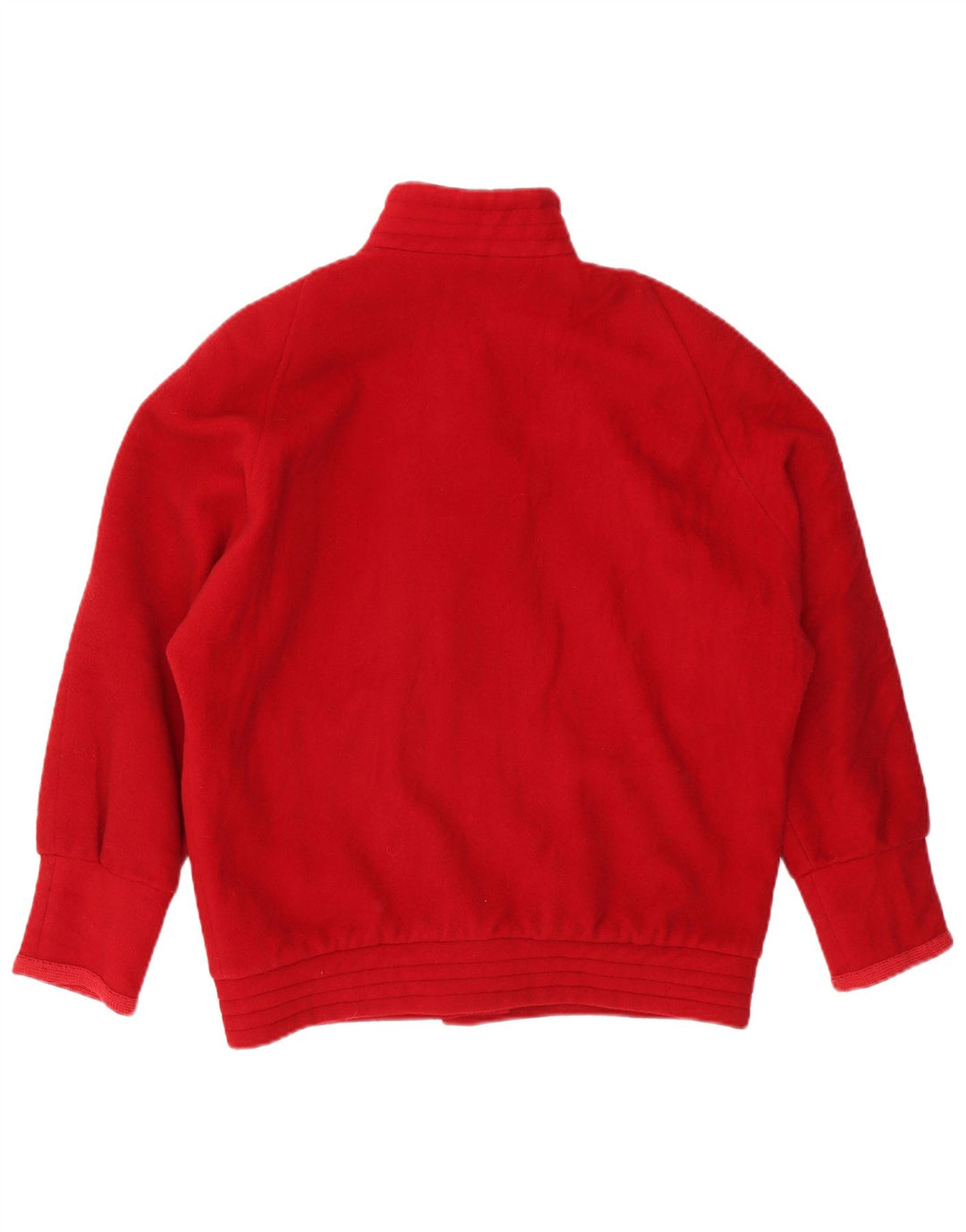 Vintage Womens Oversized Bomber Jacket EU 42 Large Red Wool