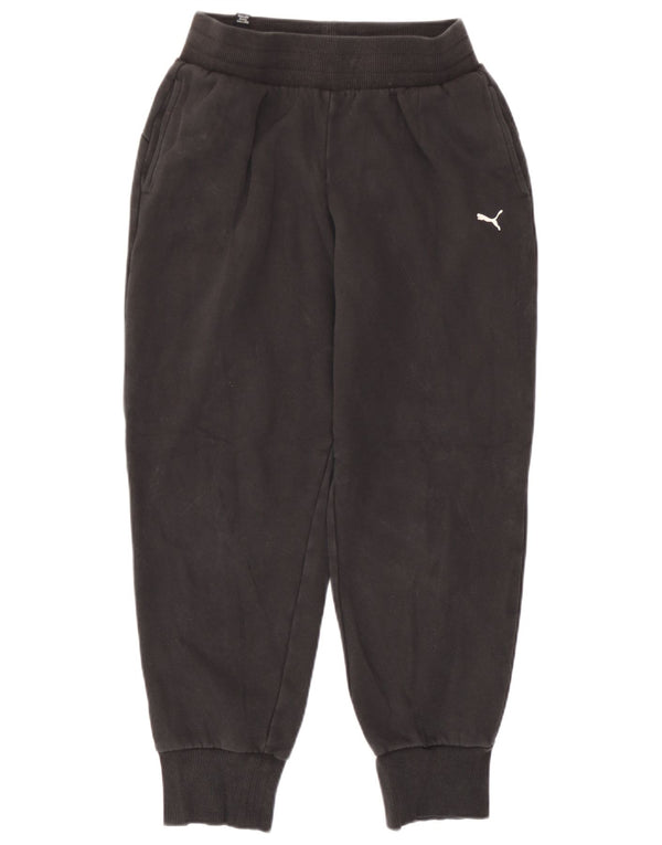 Puma Womens Tracksuit Trousers Joggers UK 6 XS  Black Cotton