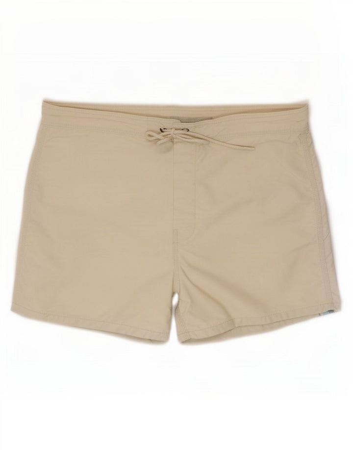 Sundek Mens Swimming Shorts Medium Beige Nylon