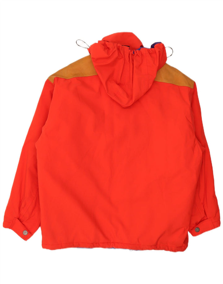Anzi Besson muška skijaška jakna s kapuljačom IT 52 Large Red Colourblock Poliester