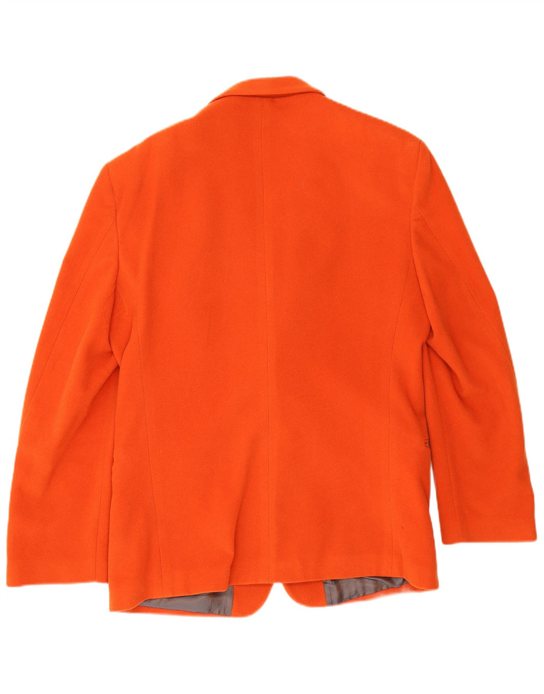 Oil Company Mens 2 Button Blazer Jacket IT 48 Medium Orange Wool