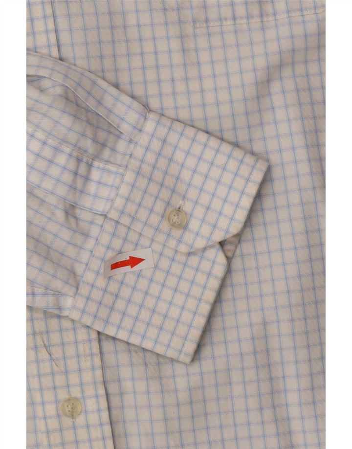 Pierre Cardin Chemise Homme Taille 41 16 Grand Coton à Carreaux Bleu