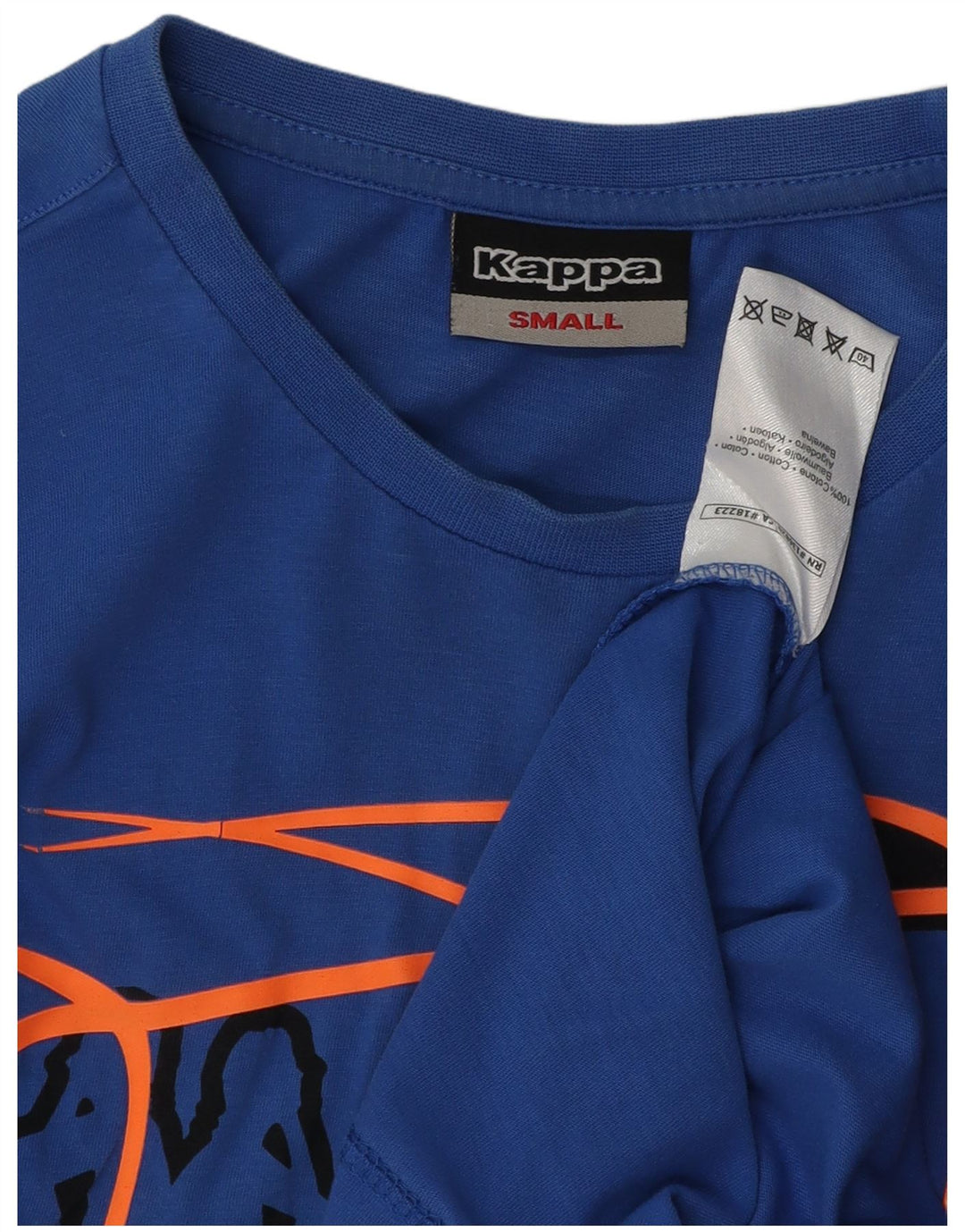 Nike Mens Calcio Graphic T-Shirt Top Small Blue Cotton
