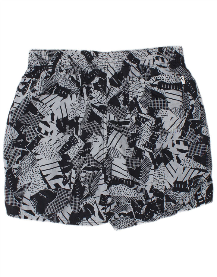 Pantaloncini sportivi Nike da uomo con grafica media nera in poliammide