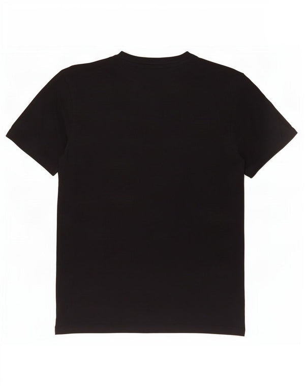 Hugo Boss Hombre Camiseta Gráfica Top Medium Negro