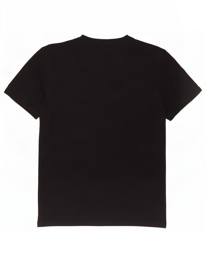 Camiseta gráfica masculina Hugo Boss Top médio preto