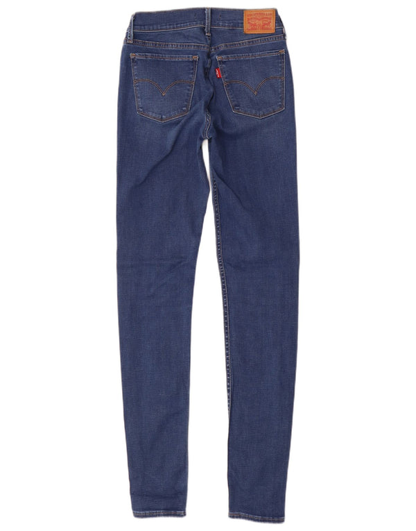 Jeans Levi's da donna 710 super skinny W26 L32 cotone blu