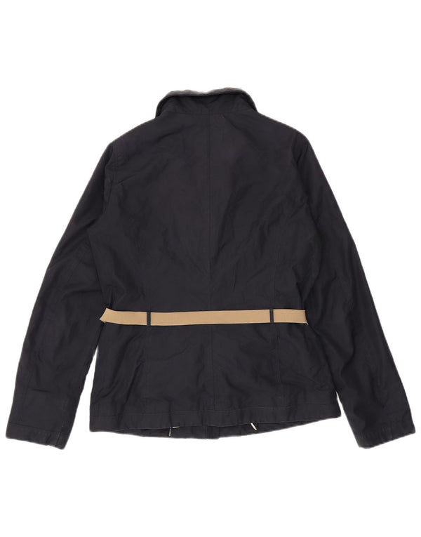 Marina Yachting Womens Utility Jacket IT 40 Small Navy Blue Polyester