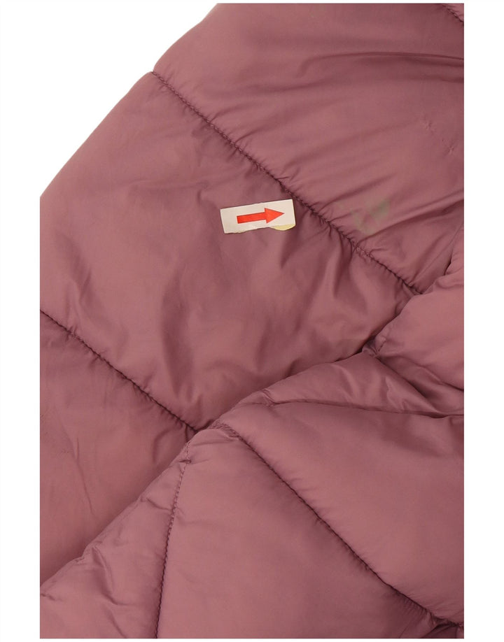Kappa Womens Hooded Padded Jacket UK 16 Large Pink