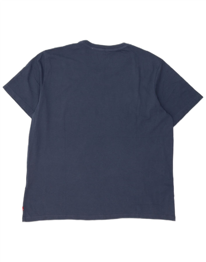 Levi's Mens Graphic T-Shirt Top Large Navy Blue