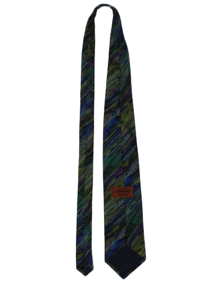 Missoni Herre Cravatte Slips One Size Flerfarvet Geometrisk Silke Designer