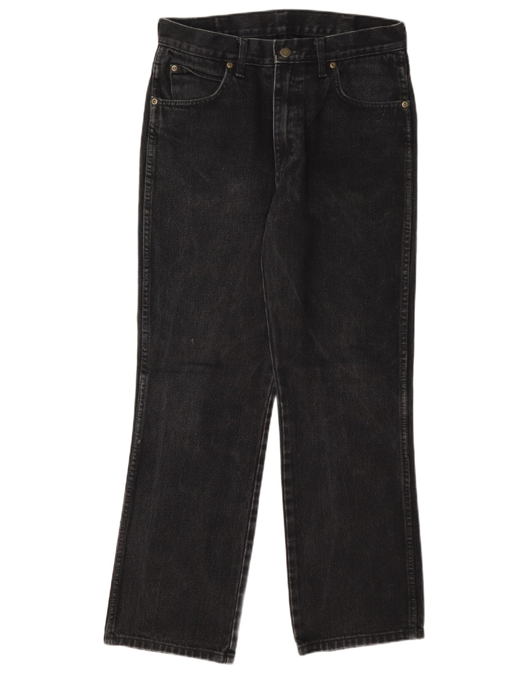 Wrangler Womens Regular Fit Straight Jeans W32 L30 Grå Bomuld