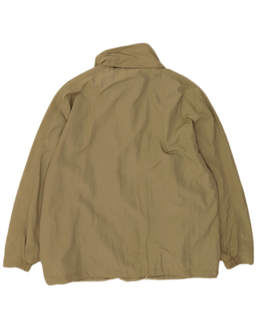 Diadora Mens Loose Fit Rain Jacket UK 36 Small Khaki Polyamide