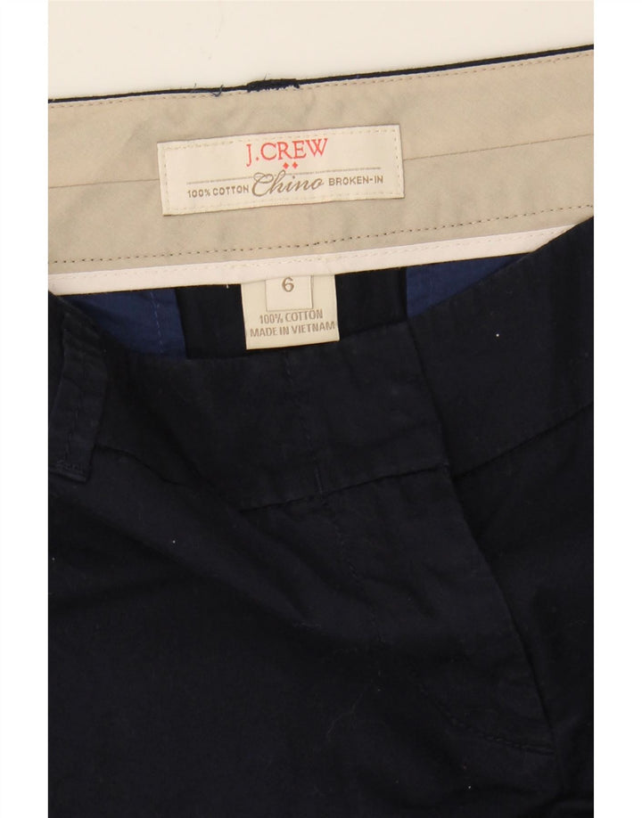J. CREW Womens Chino Shorts US 6 Medium W32  Navy Blue Cotton Vintage J. Crew and Second-Hand J. Crew from Messina Hembry 