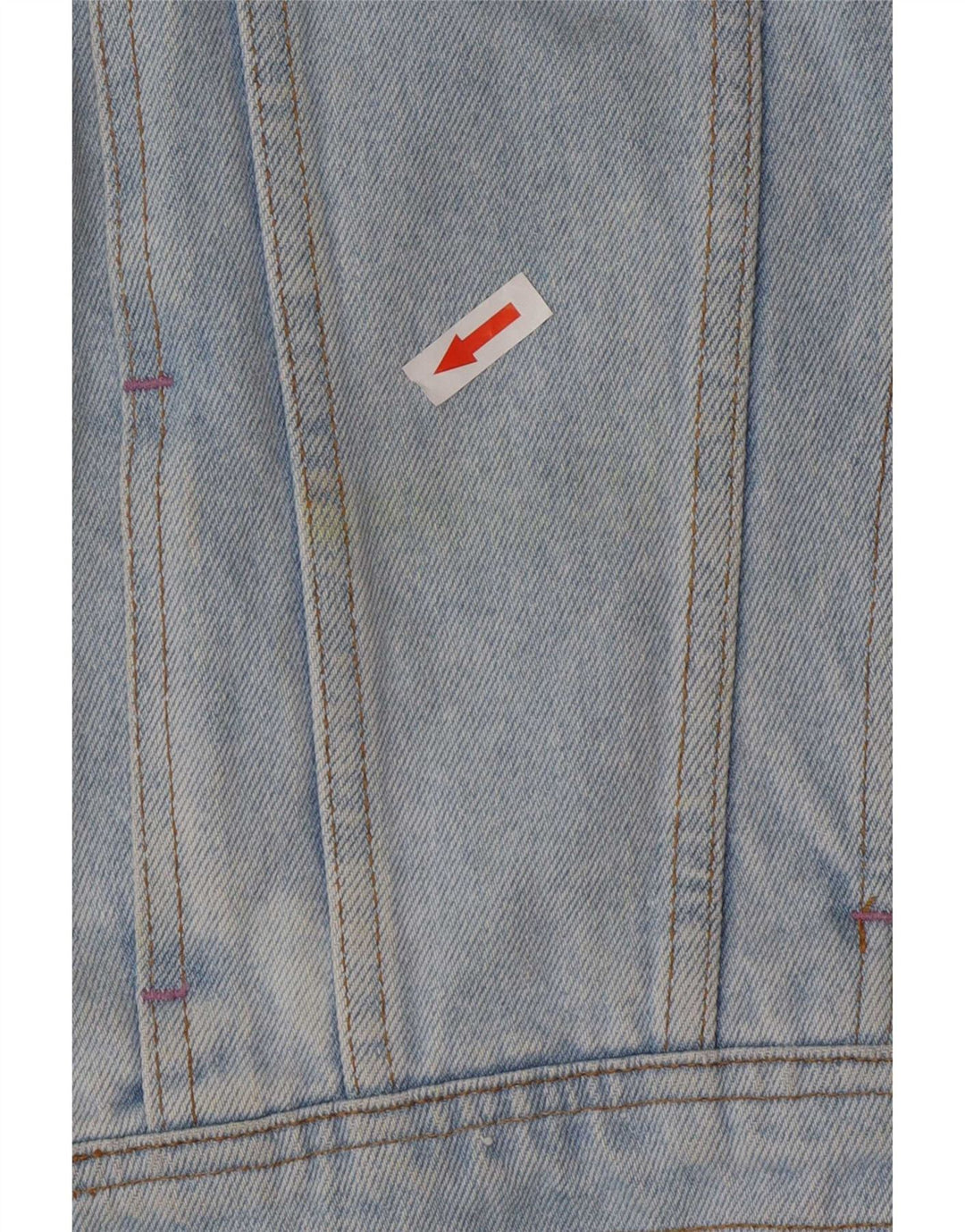 Vintage Womens Denim Jacket UK 14 Medium Blue Cotton