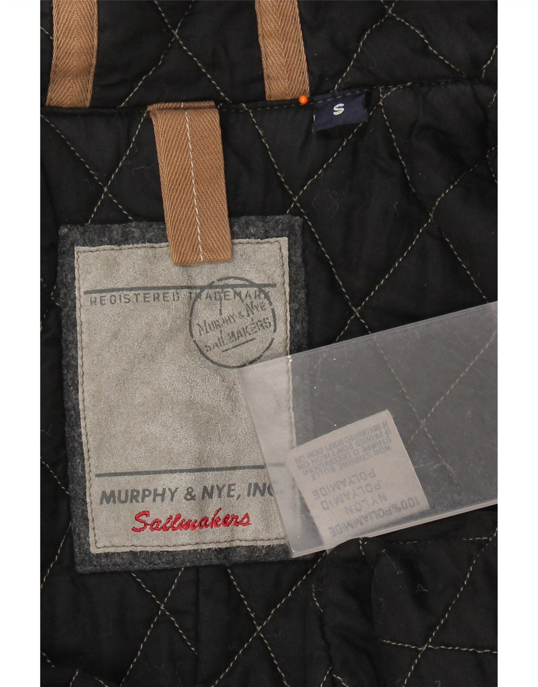 Giacca parka oversize da donna Murphy & Nye UK 10 piccola nera in poliammide