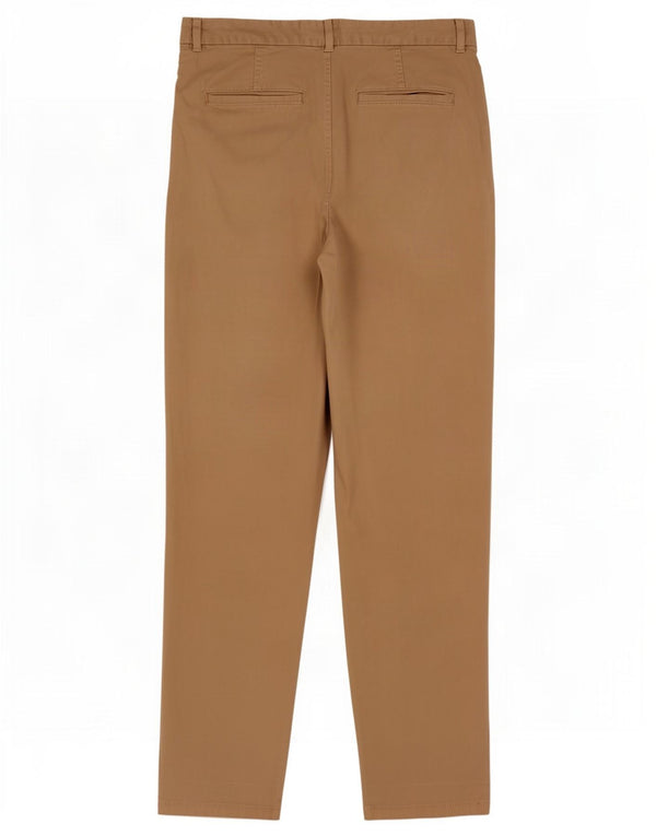 Marks & Spencer Pantalones chinos ajustados para mujer UK 12 Medium W30 L29 Beige