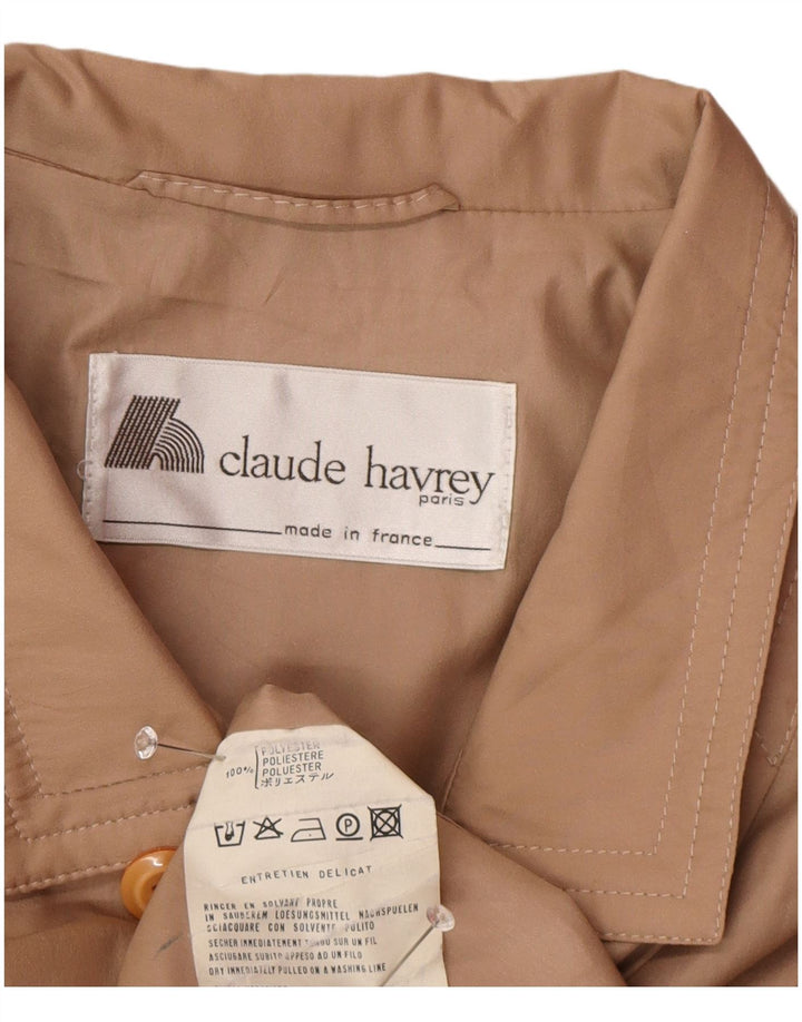 Claude Havrey Dame Oversized Dobbeltradet Frakke EU 52 4XL Brun