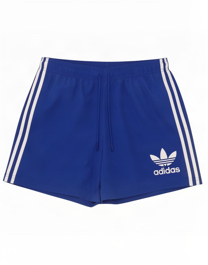 Adidas muške sportske kratke hlače srednje plave boje od poliestera
