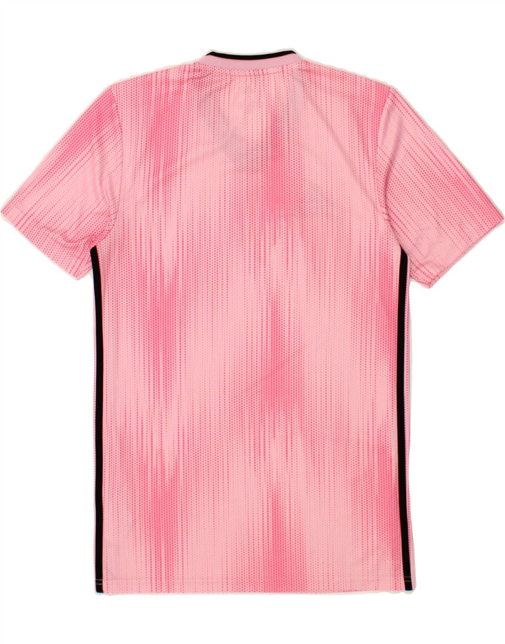 ADIDAS Mens Climalite T-Shirt Top XS Pink Spotted Polyester Vintage Adidas and Second-Hand Adidas from Messina Hembry 