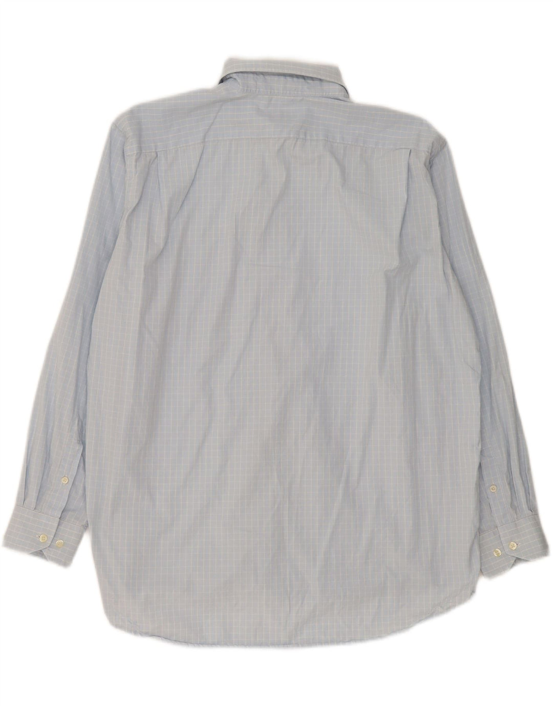 LACOSTE Mens Shirt Size 42 Large Blue Check Cotton Vintage Lacoste and Second-Hand Lacoste from Messina Hembry 