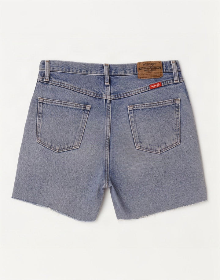 Pantaloncini di jeans vestibilità regolare da uomo Wrangler W31 cotone blu medio