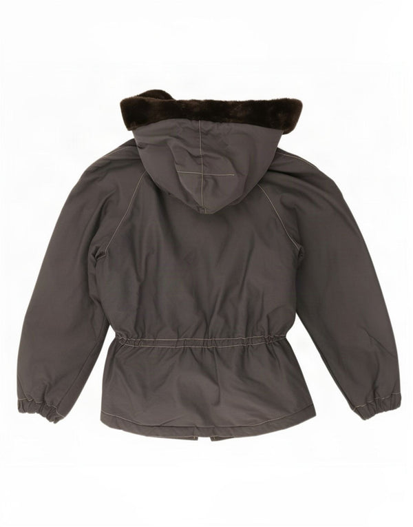 Giacca da sci con cappuccio da donna Post Card IT 42 Nylon grigio medio