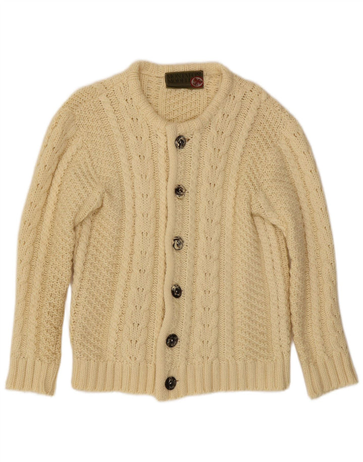 Suéter cardigã feminino MONTAFON EU 48 2XL bege