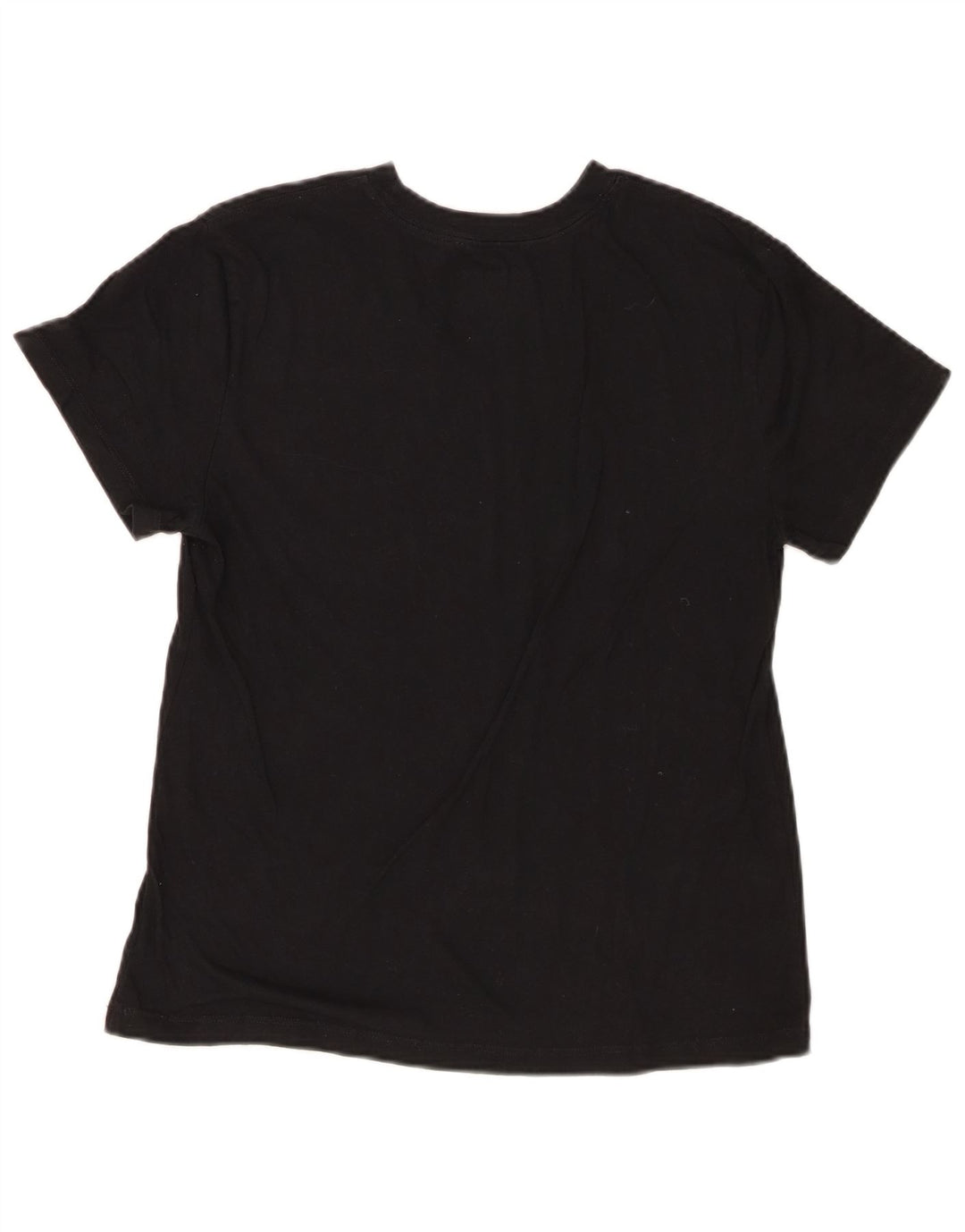 Champion Womens Graphic T-Shirt Top UK 12 Medium Black