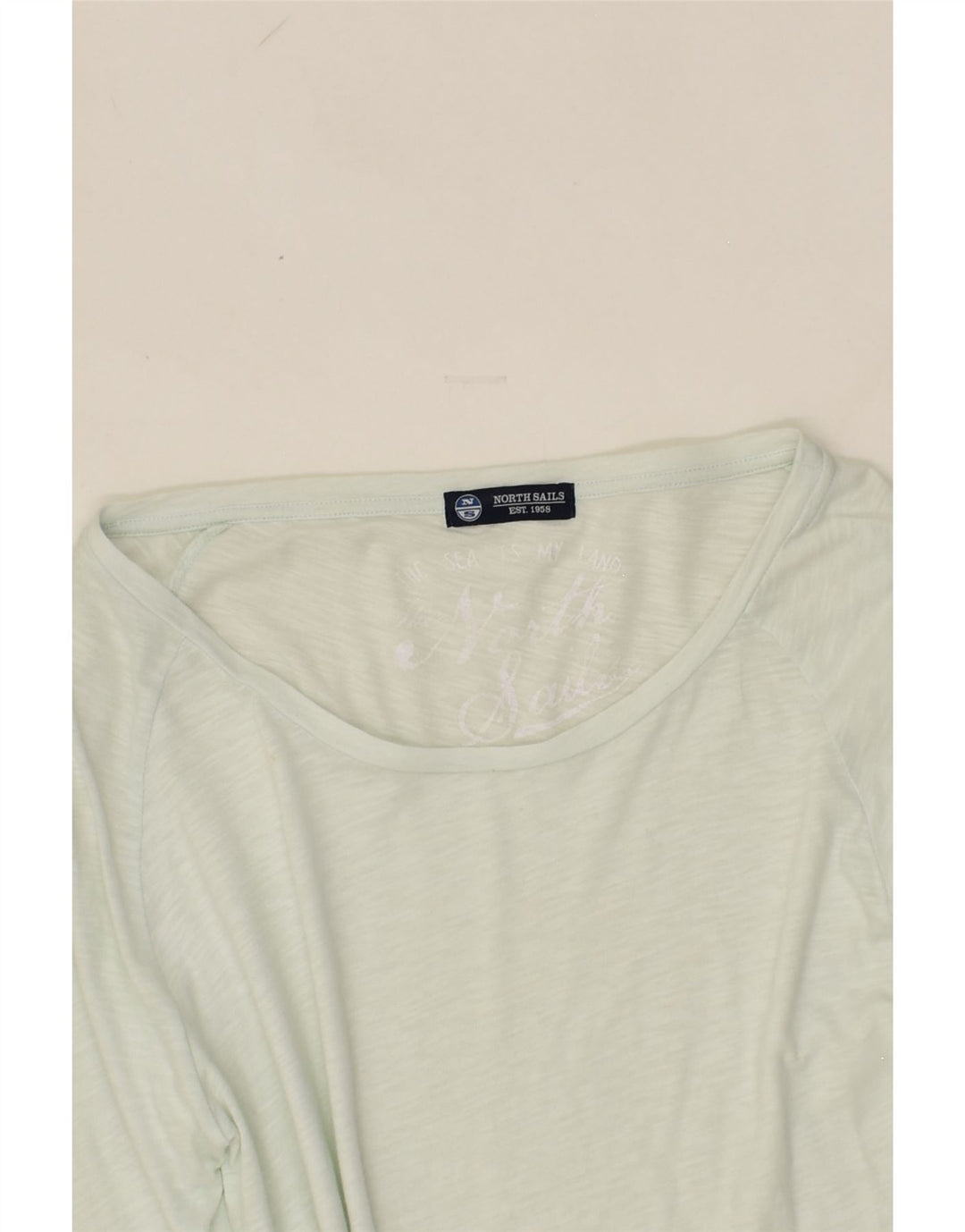 NORTH SAILS Womens Top 3/4 Sleeve UK 12 Medium Grey | Vintage North Sails | Thrift | Second-Hand North Sails | Used Clothing | Messina Hembry 
