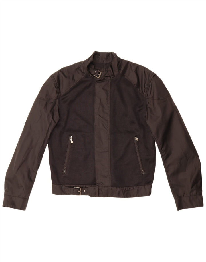 Belstaff Herren Racer Jacke UK 40 Large Schwarz Colourblock
