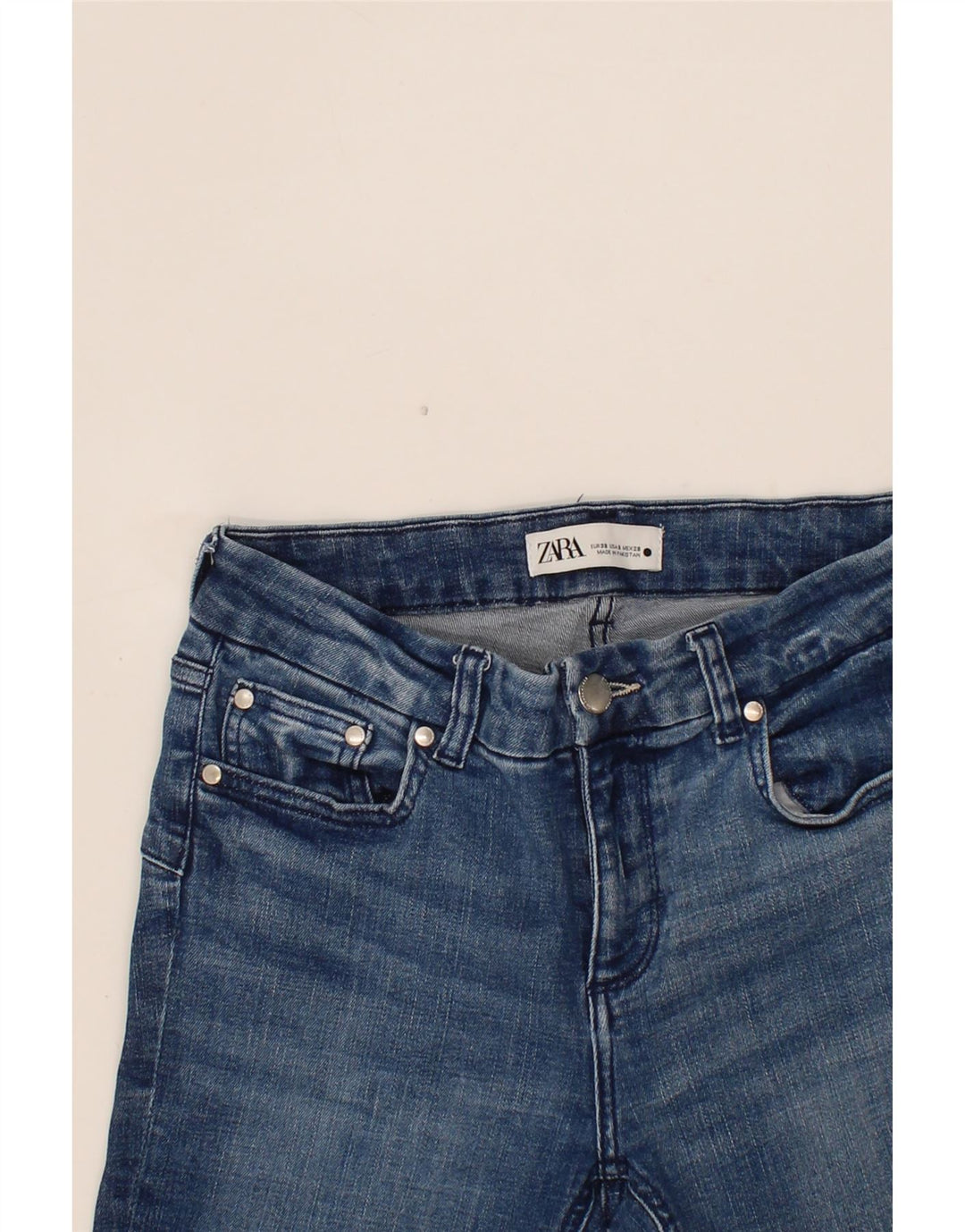 ZARA Womens Skinny Jeans US 6 Medium W30 L28 Blue Vintage Zara and Second-Hand Zara from Messina Hembry 