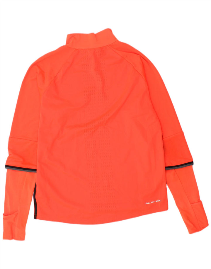 ADIDAS Mens FC Bayern Munchen Top Long Sleeve Medium Orange Polyester