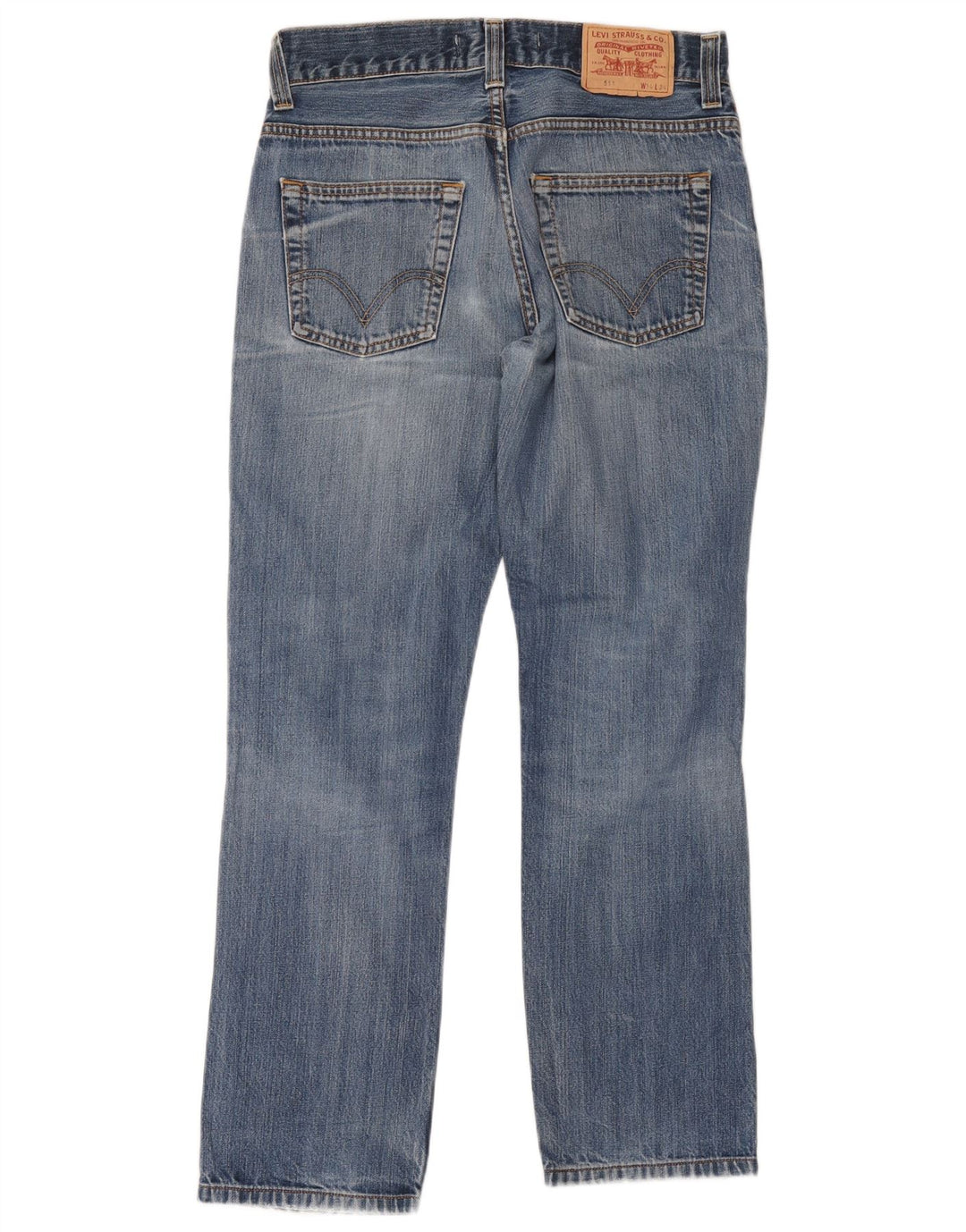 Levi's Herre 511 Slim Jeans W34 L34 Blå Bomuld