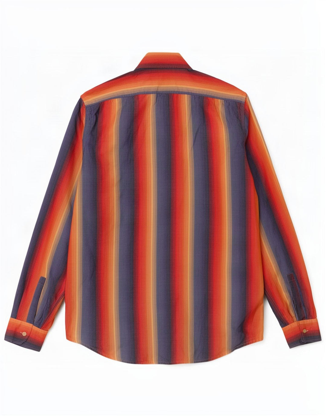 Camisa masculina Hugo Boss média listrada multicolorida de algodão