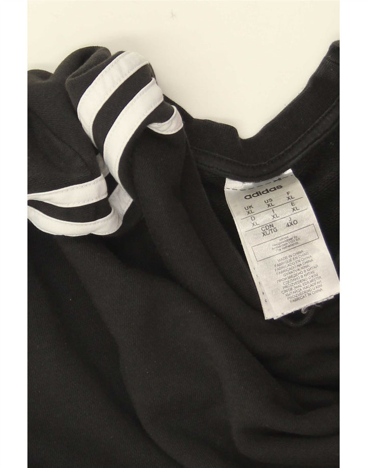 Adidas Herre Sweatshirt Jumper XL Sort Bomuld