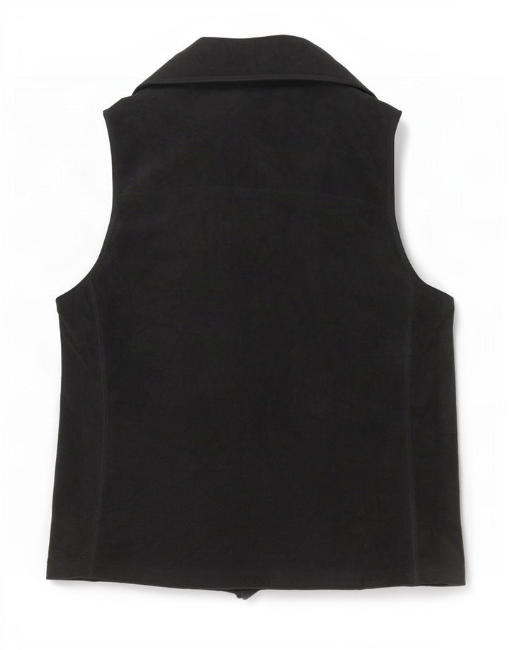 Chaps Womens Fleece Gilet UK 18 XL Μαύρος Πολυεστέρας