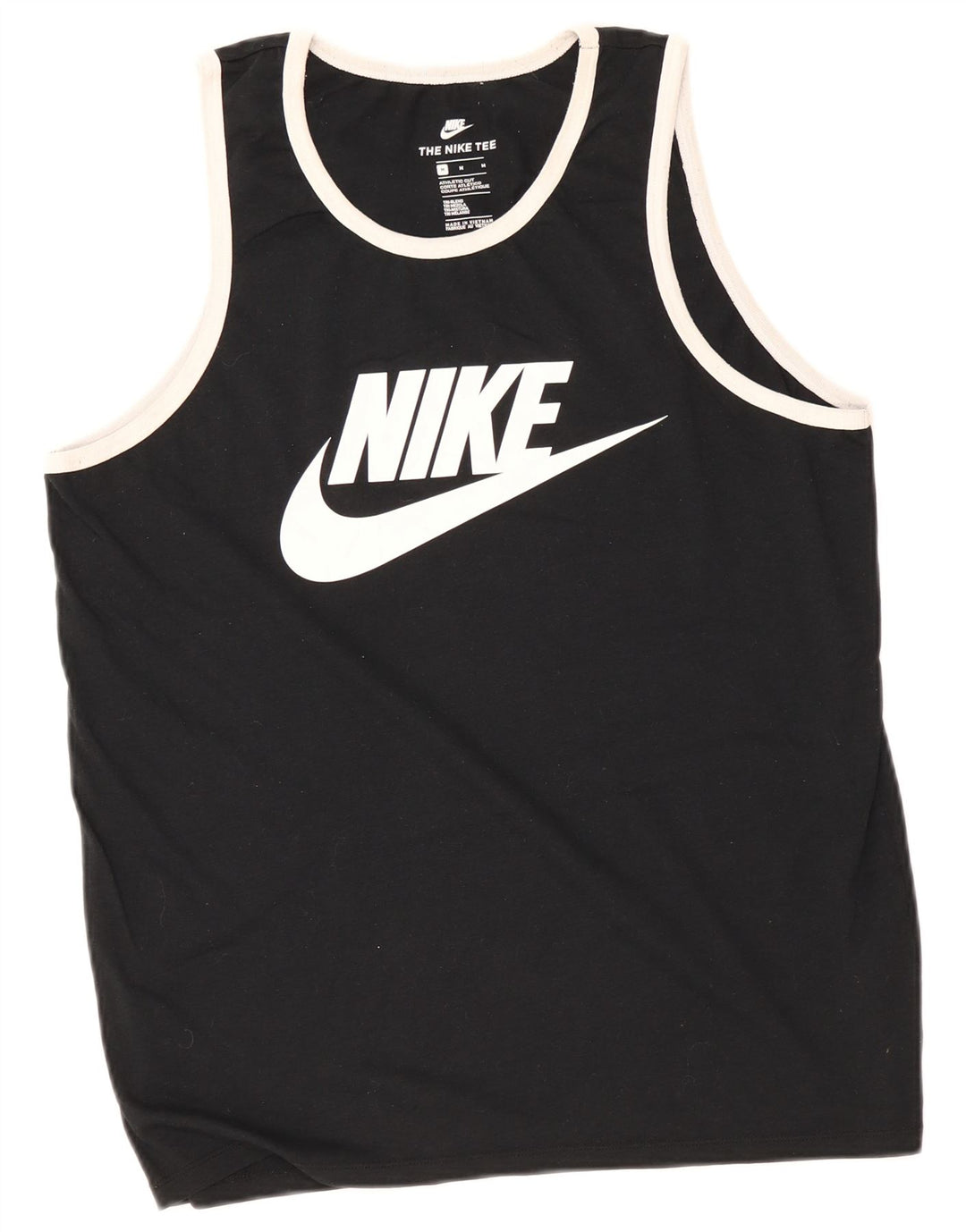 Мужской жилет с графическим принтом Nike Athletic Cut, средний черный полиэстер