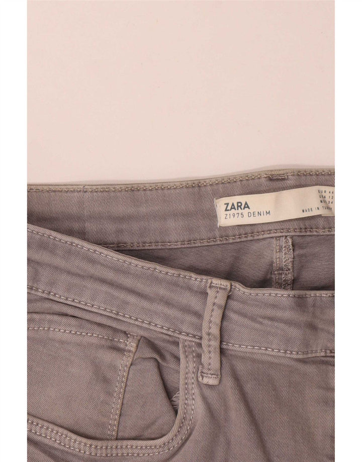 Zara Womens Slim Jeans EU 44 XL W34 L27 Grey