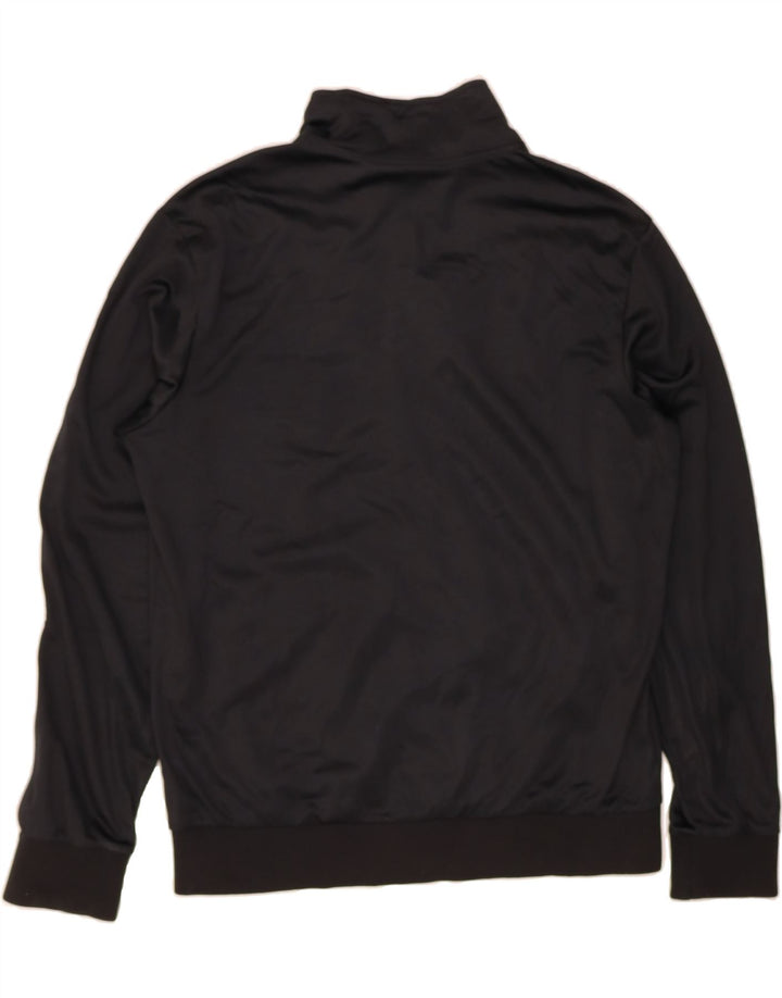 DIADORA Womens Tracksuit Top Jacket UK 20 2XL Black Polyester Vintage Diadora and Second-Hand Diadora from Messina Hembry 