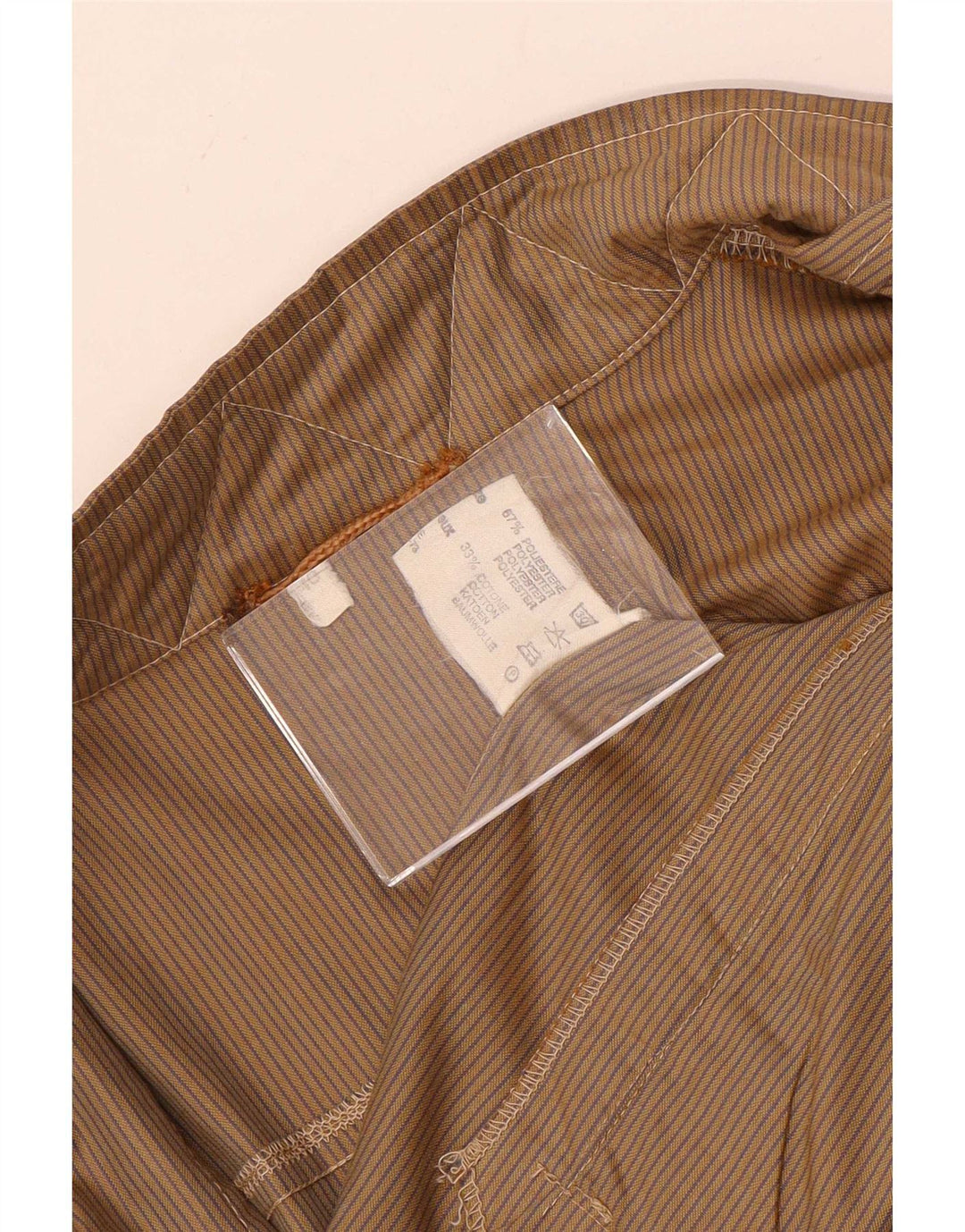 Giacca utility da uomo Southern IT 48 Poliestere gessato beige medio