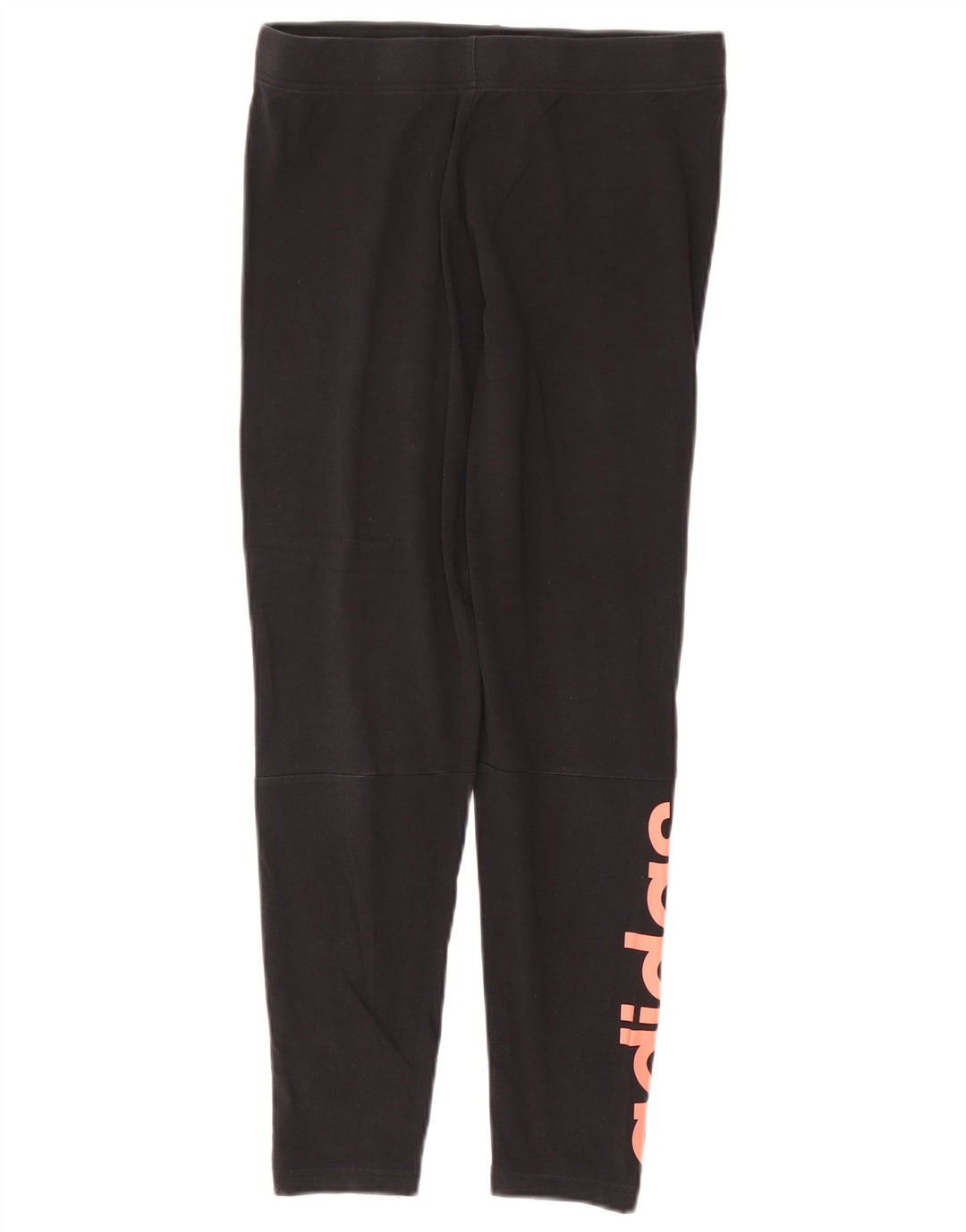 Adidas Womens Graphic Leggings UK 12/14 Medium  Black Cotton