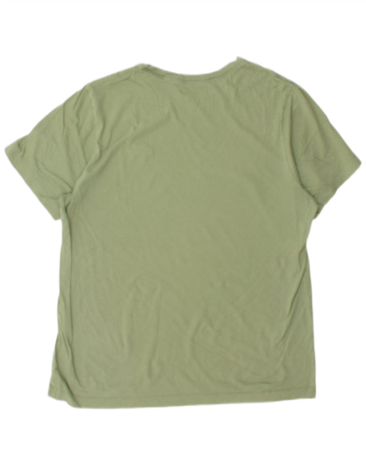 Nike Mens T-Shirt Top Large Green Cotton