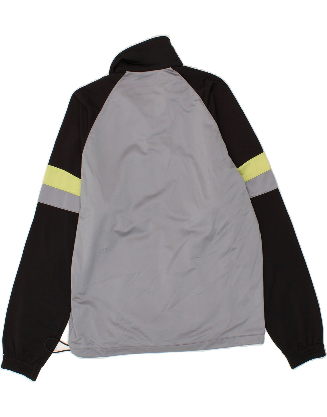 DIADORA Mens Tracksuit Top Jacket IT 48 Medium Grey Colourblock Polyester Vintage Diadora and Second-Hand Diadora from Messina Hembry 