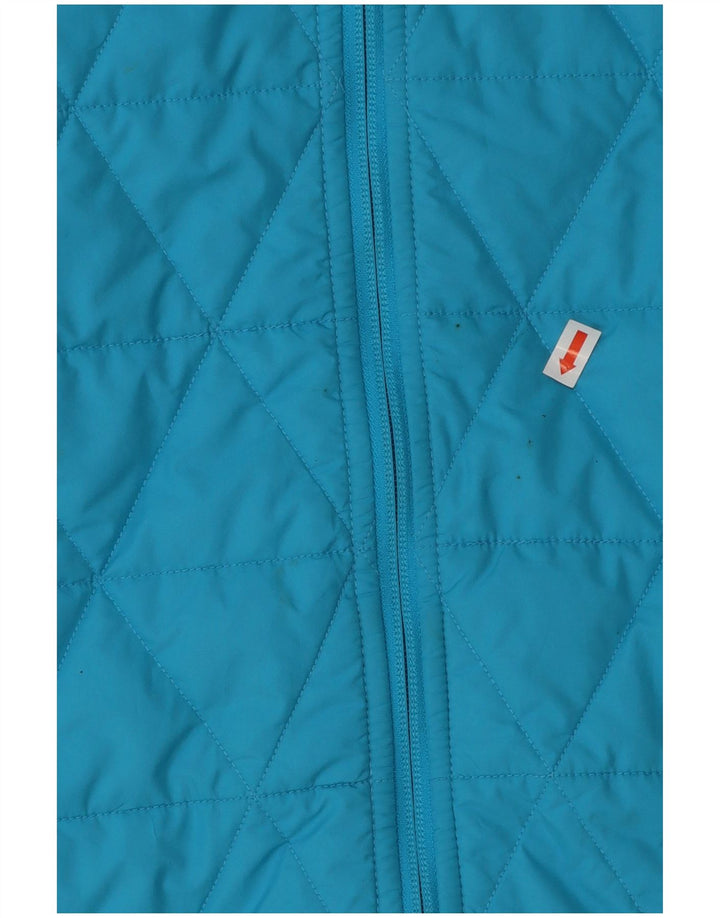 JACK WOLFSKIN Giubbotto bomber con cappuccio da bambino 13-14 anni in poliestere blu